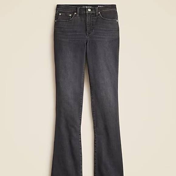J. Crew High-rise Bootcut Jean in 2003 Super-stretch - Gray, 31 - Picture 2 of 8